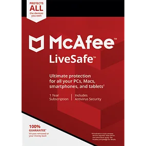 McAfee LiveSafe – 1-Year / Unlimited Devices – Global