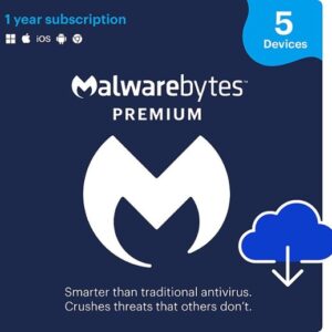 Malwarebytes - Premium (5-Devices) (1-Year Subscription)