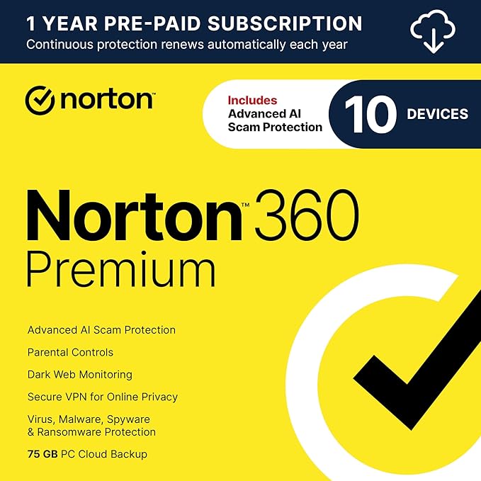 Norton 360 Premium 2025, 10 Devices