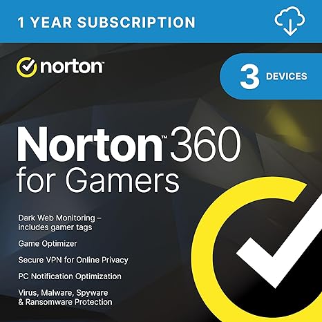 Norton 360 for Gamers, 3 Devices