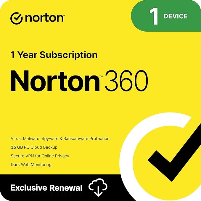 Norton 360, 1 Device with Auto Renewal